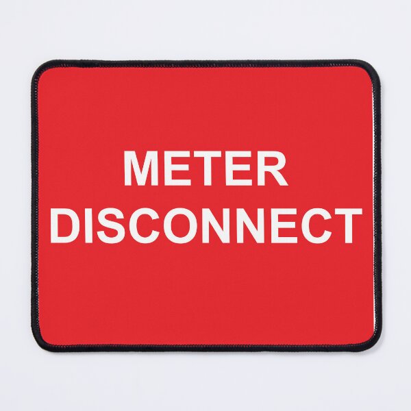 Item preview, Electric Meter Disconnect Label designed and sold by Mr. Electrician.