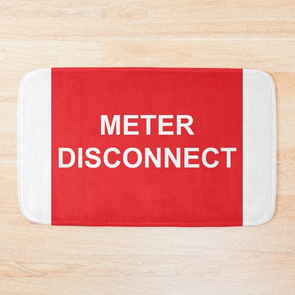 Item preview, Electric Meter Disconnect Label designed and sold by Mr. Electrician.