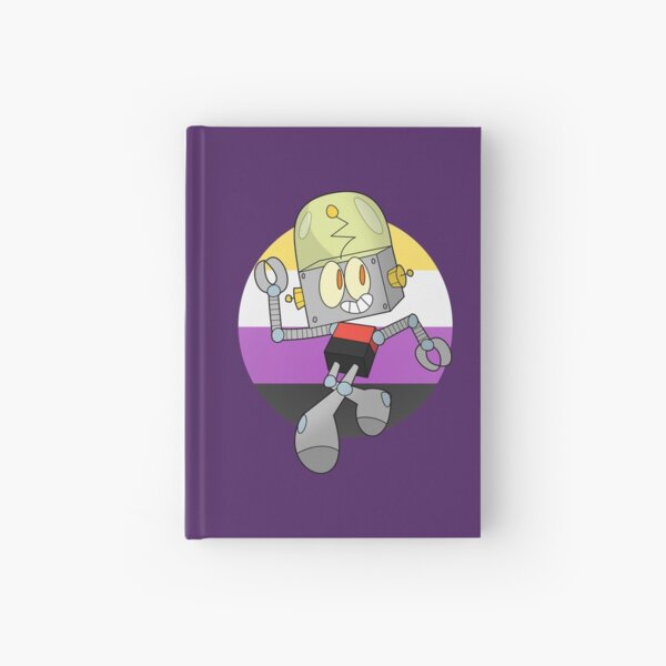 Robot Jones - Nonbinary Pride Hardcover Journal
