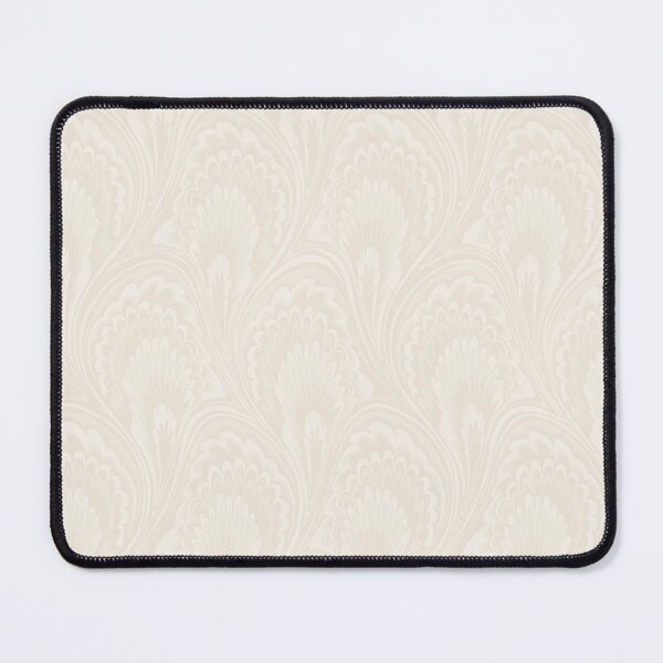 Item preview, Marbling Peacock Ebru Monochrome Alpine Oatmeal Beige Subtle designed and sold by miavaldez.