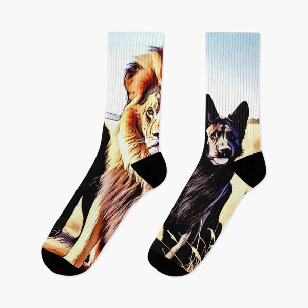 Item preview, German Shepperd Again#3 and a Lion designed and sold by Helios Be. Lavsh.