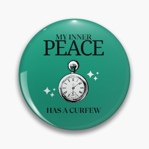 Item preview, My Inner Peace Has a Curfew T-Shirt designed and sold by mindyourco.
