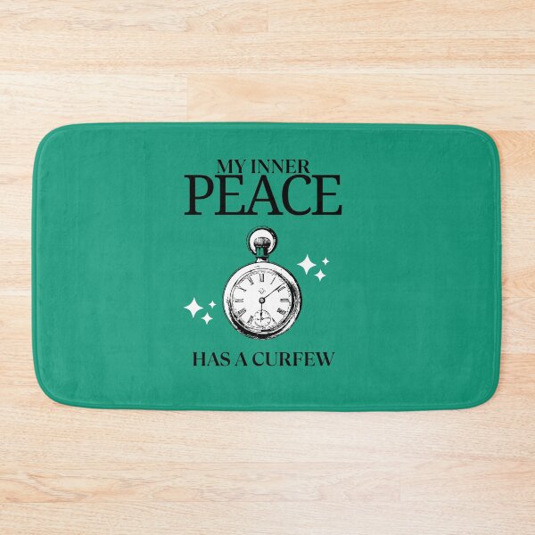 Item preview, My Inner Peace Has a Curfew T-Shirt designed and sold by mindyourco.