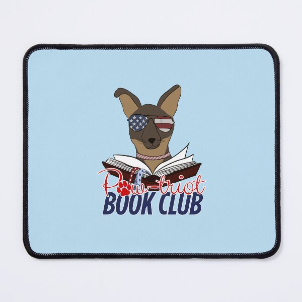 Item preview, Paw-triot Book Club Patriotic Dog Art designed and sold by ScarletGiraffee.