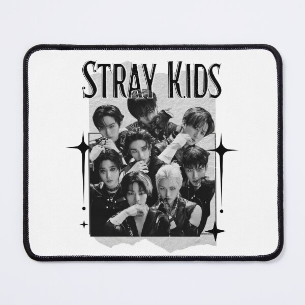 Item preview, Stray Kids Monochrome Black and White Classic Design Collage designed and sold by HELL0WBELLO.