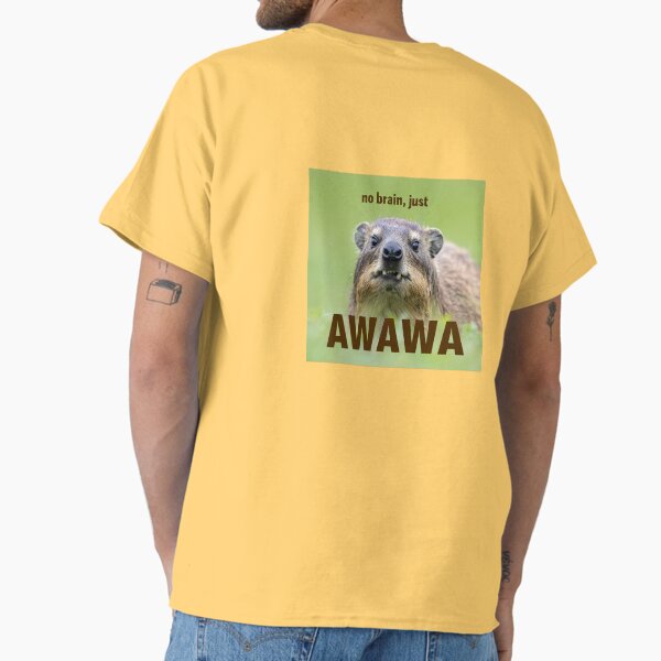 Item preview, no brain, just awawa hyrax  designed and sold by funkyfrogz.