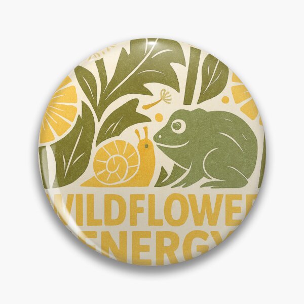 Item preview, Wildflower Energy – Snail and Frog Meadow – Blooming Courage Series designed and sold by OpenArt.
