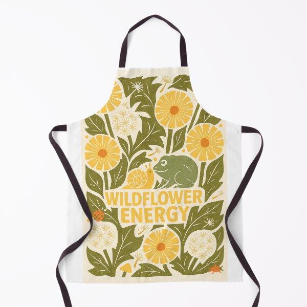 Item preview, Wildflower Energy – Snail and Frog Meadow – Blooming Courage Series designed and sold by OpenArt.