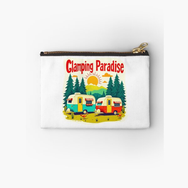 Item preview, Glamping Paradise – Retro Camper Summer Design designed and sold by Kathryn Creates.