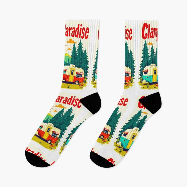 Item preview, Glamping Paradise – Retro Camper Summer Design designed and sold by Kathryn Creates.