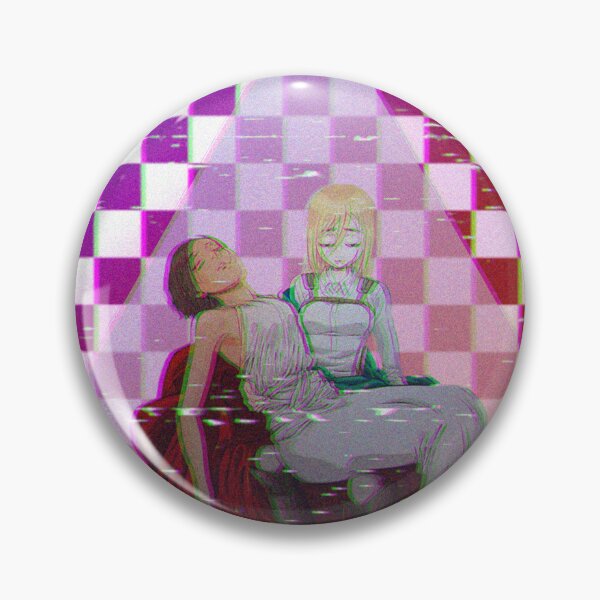 Item preview, Ymir x Historia Vaporwave designed and sold by ElectricSherry.