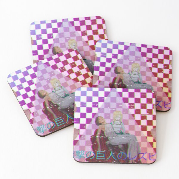 Item preview, Ymir x Historia Vaporwave designed and sold by ElectricSherry.