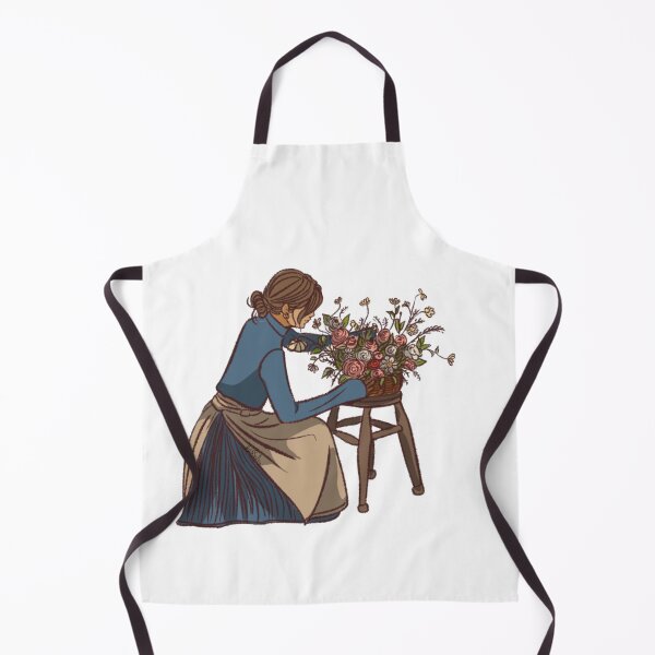 Item preview, A woman with big flowers designed and sold by Hessah-HA.