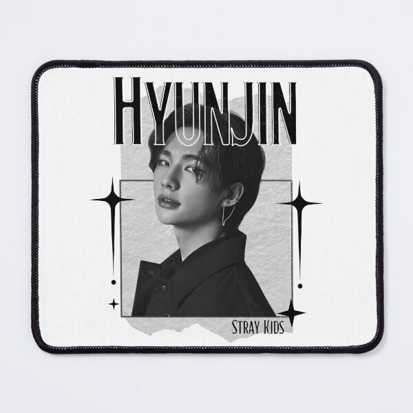 Item preview, Hyunjin Stray Kids Monochrome Black and White Classic Design Collage  designed and sold by HELL0WBELLO.