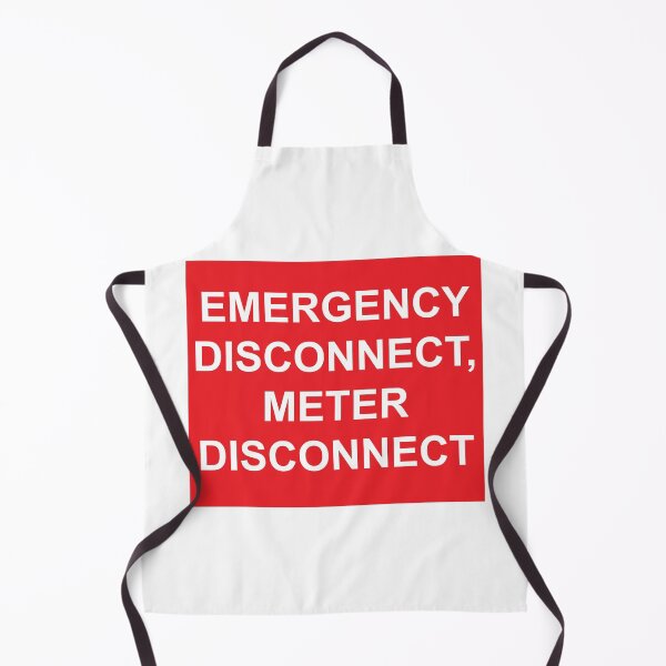 Item preview, Emergency Disconnect Meter Disconnect Label designed and sold by Mr. Electrician.