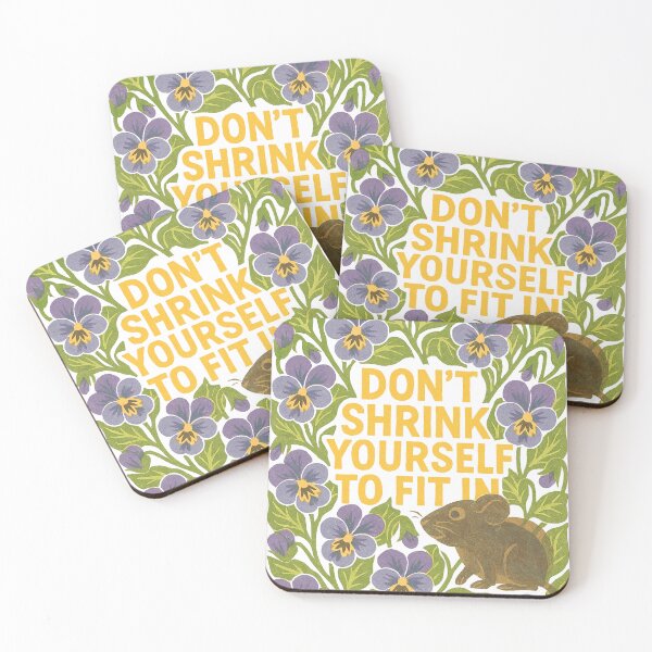 Item preview, Don’t Shrink Yourself to Fit In – Blooming Courage Series designed and sold by OpenArt.