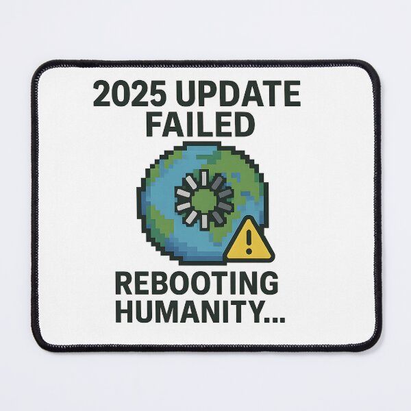 Item preview, 2025 Update Failed Pixel Earth – Funny Glitch Rebooting Humanity Tech Shirt designed and sold by VoidBloom Studio.