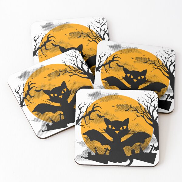 Item preview, Spooky Halloween Bat Cat  designed and sold by CrowCottage51.