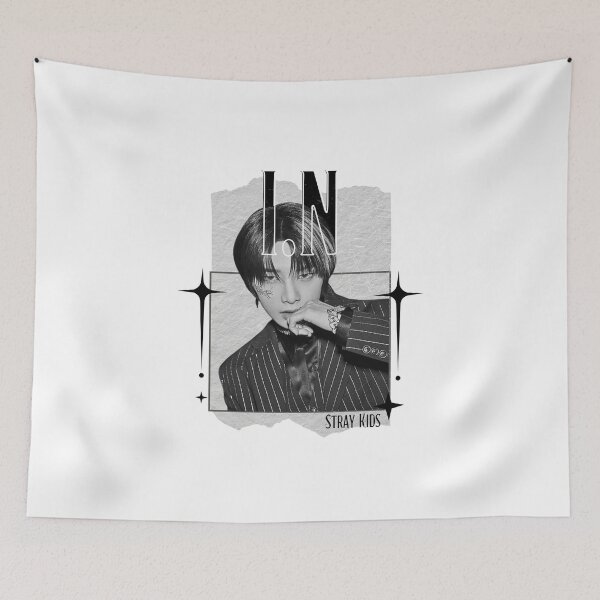 Item preview, I.N Stray Kids Monochrome Black and White Classic Design Collage  designed and sold by HELL0WBELLO.
