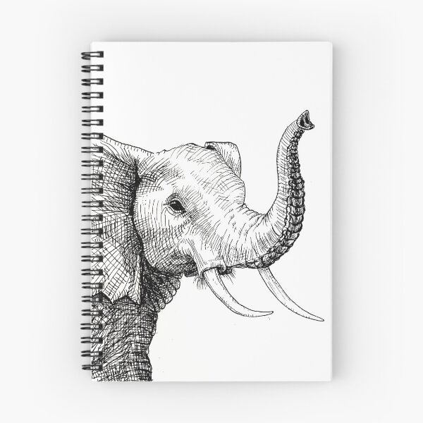 Item preview, Elephant - Black and White  designed and sold by Samantha-art.