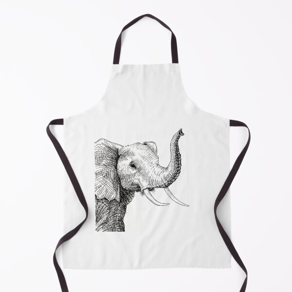 Item preview, Elephant - Black and White designed and sold by Samantha-art.