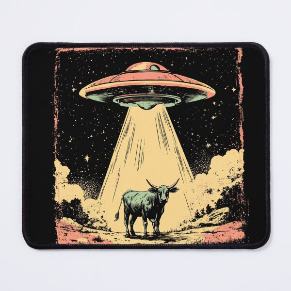 Item preview, Copy of UFO Abducted Cow Retro Vintage designed and sold by Jcat7.