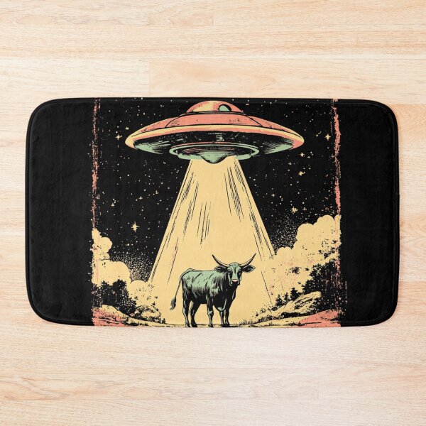 Item preview, Copy of UFO Abducted Cow Retro Vintage designed and sold by Jcat7.