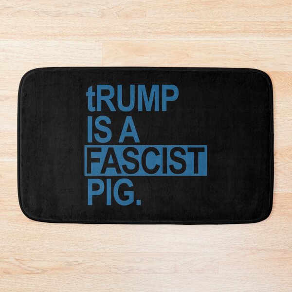 Item preview, trump is a fascist pig - steel blue designed and sold by Thelittlelord.