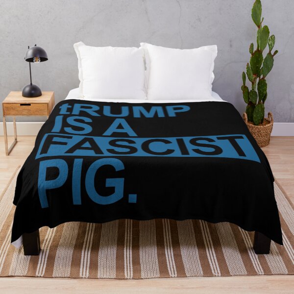 Artikelvorschau, trump is a fascist pig - steel blue entworfen und verkauft von Thelittlelord.