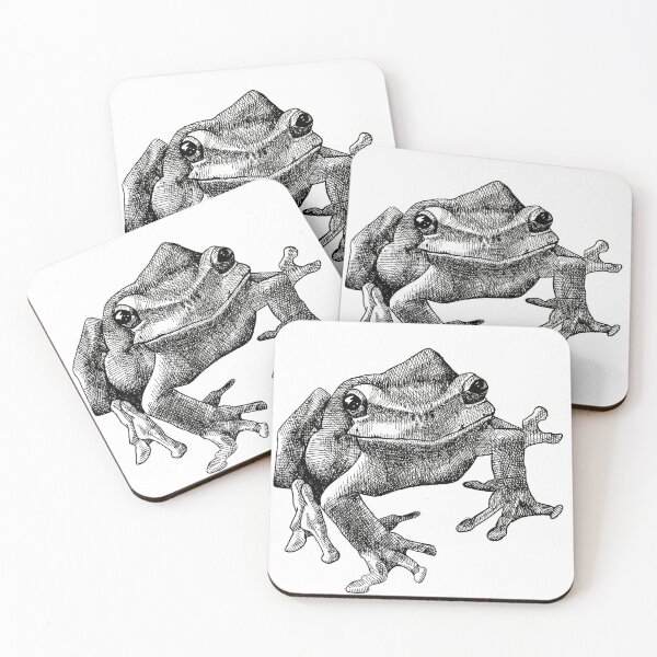 Item preview, Frog - Black and White designed and sold by Samantha-art.