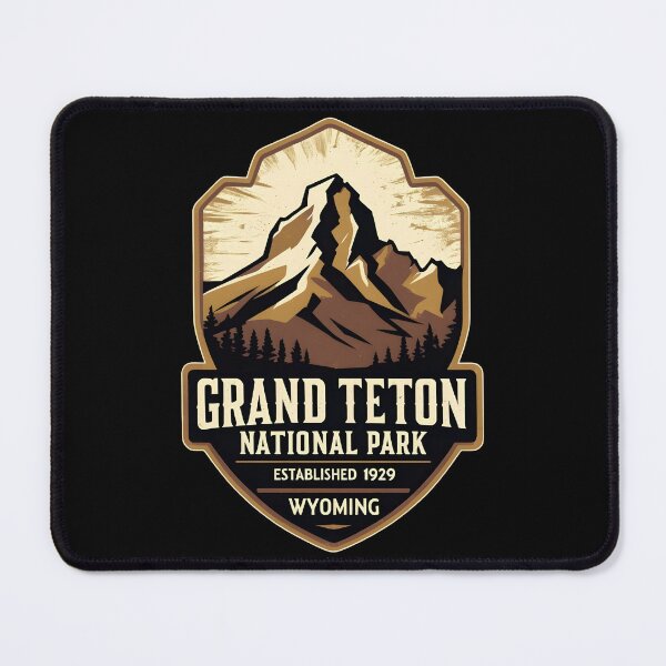 Item preview, Grand Teton National Park - Wyoming - US  designed and sold by GoodOldVintage.