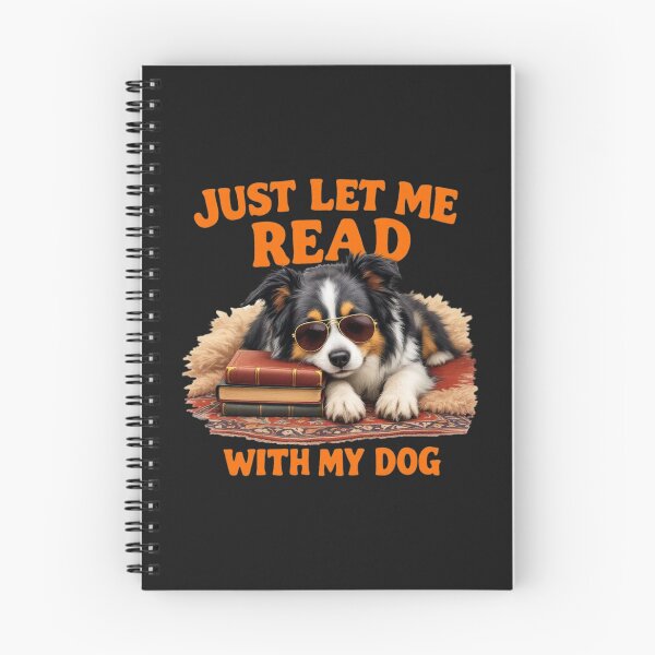 Item preview, Introvert Reader With Dog: Cozy Border Collie Art designed and sold by elynne9.