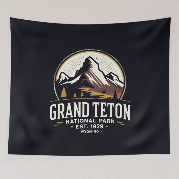 Item preview, Grand Teton National Park - Wyoming - US  designed and sold by GoodOldVintage.