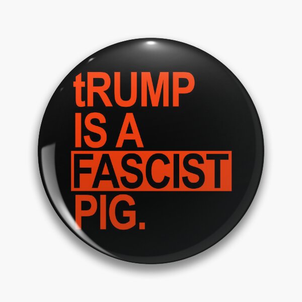 Item preview, trump is a fascist pig - prison orange designed and sold by Thelittlelord.