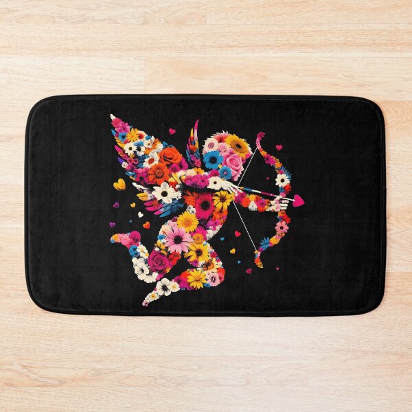 Item preview, Flowery Cupid shoots love arrows designed and sold by Channel1Design.