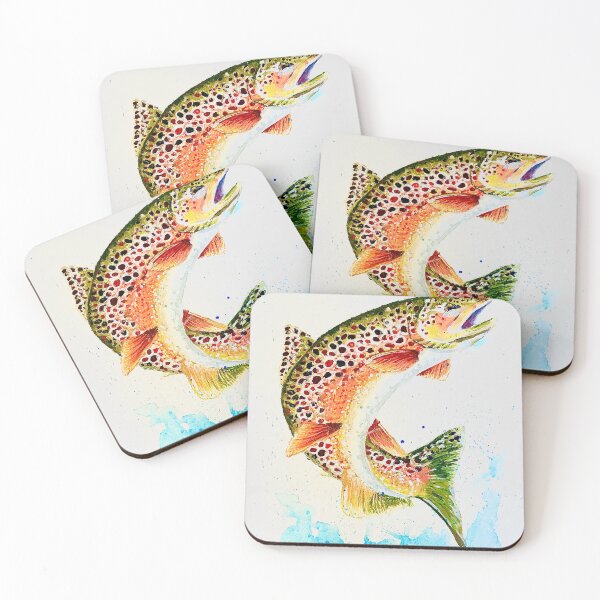 Item preview, Brown Trout - Colour designed and sold by Samantha-art.