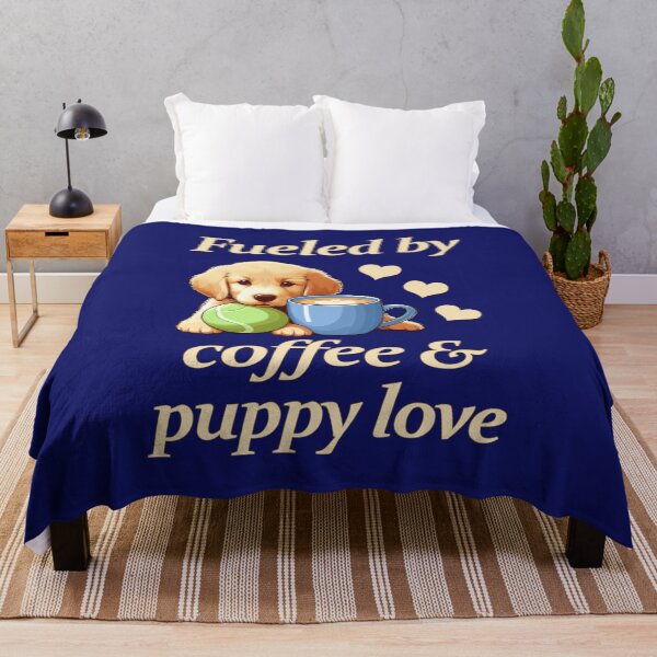 Item preview, Fueled by Coffee and Puppy Love designed and sold by Karen Simon.
