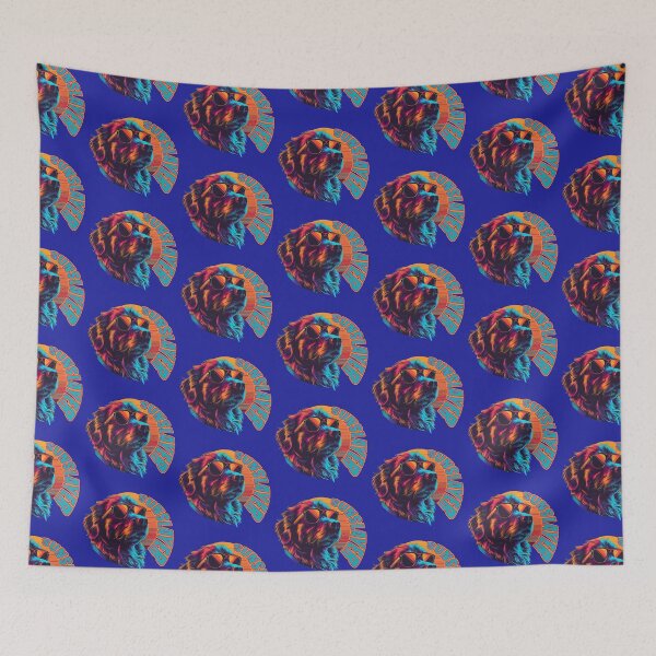 Item preview, Sunslayer Retro Dog and Sunset designed and sold by AM-Storefront.