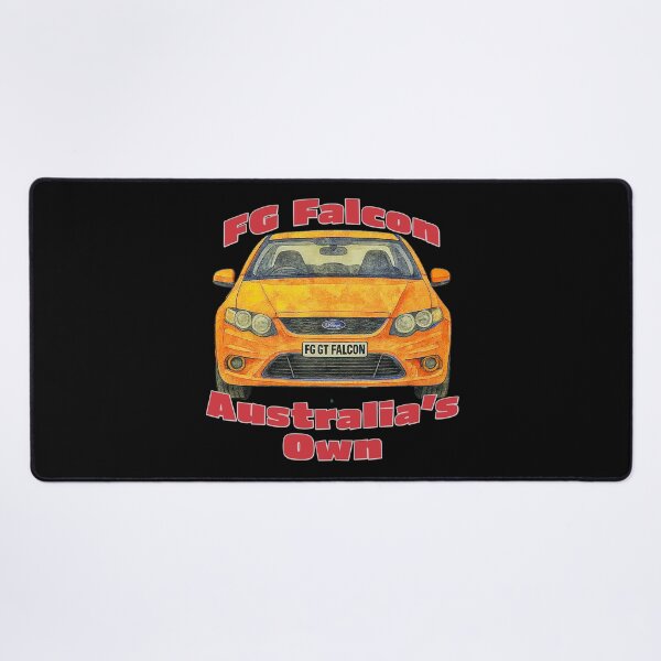 Item preview, FG GT Falcon orange front view Australias Own artwork designed and sold by Michael van der Hoorn.