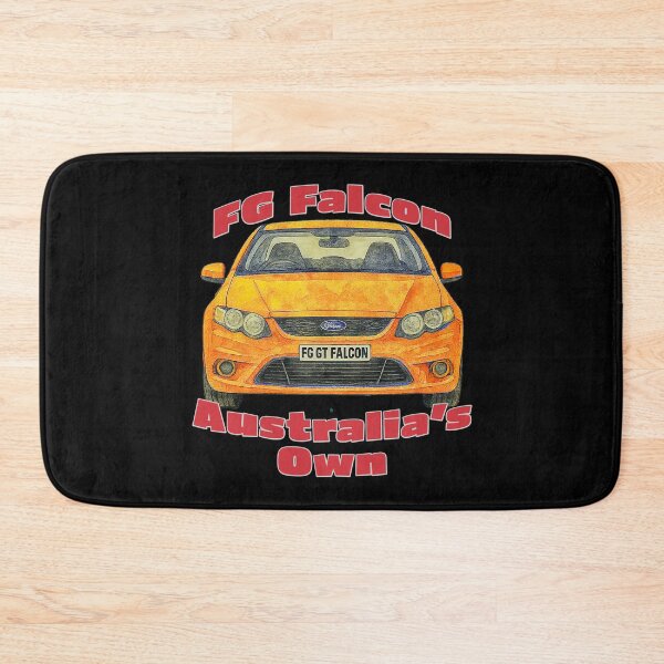 Item preview, FG GT Falcon orange front view Australias Own artwork designed and sold by Michael van der Hoorn.