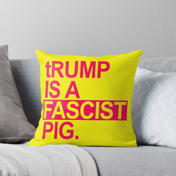 Artikelvorschau, trump is a fascist pig - Hot Pink 2 entworfen und verkauft von Thelittlelord.