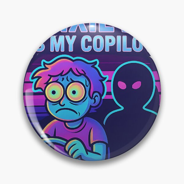 Item preview, Anxiety is My Copilot designed and sold by Throwback Trends.