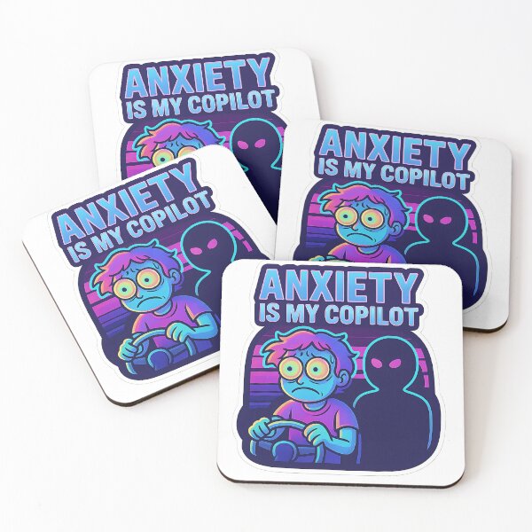 Item preview, Anxiety is My Copilot designed and sold by Throwback Trends.