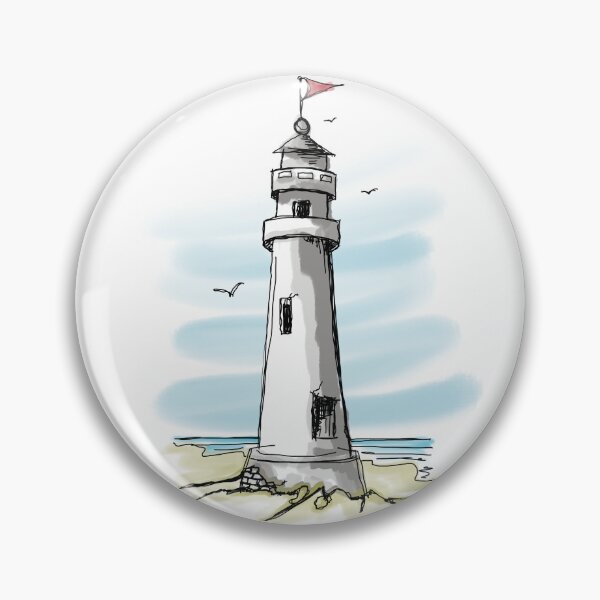 Item preview, Beacon by the Sea designed and sold by Way-Of-Art.