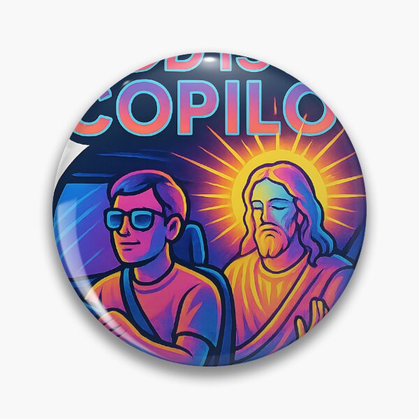 Item preview, God is My Copilot designed and sold by Throwback Trends.