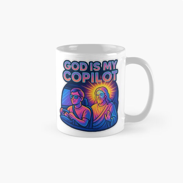 Item preview, God is My Copilot designed and sold by Throwback Trends.