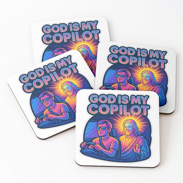 Item preview, God is My Copilot designed and sold by Throwback Trends.