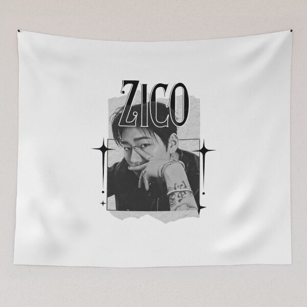 Item preview, Zico Kpop Soloist Monochrome Black and White Classic Design Collage  designed and sold by HELL0WBELLO.
