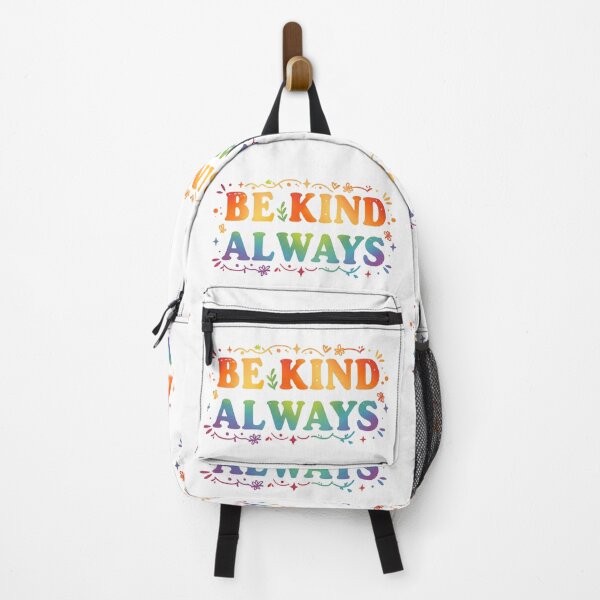 Item preview, Be Kind Always – Boho Rainbow Positivity designed and sold by FitEnvy.