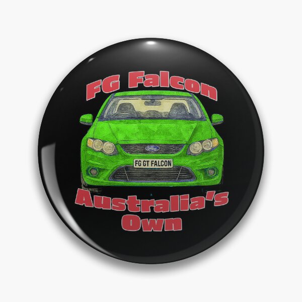 Item preview, FG GT Falcon green front view Australias Own artwork designed and sold by Michael van der Hoorn.